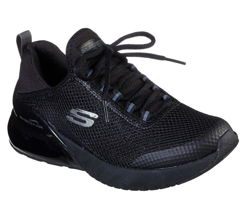 Skechers Dam Svarta Sneakers - Skech-Air Stratus - Sparkling Wind - Sverige (DAUZB-2903)